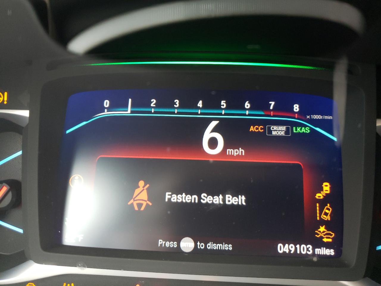 Photo 8 from auction – 2019 HONDA PILOT TOUR with VIN 5FNYF5H99KB038980