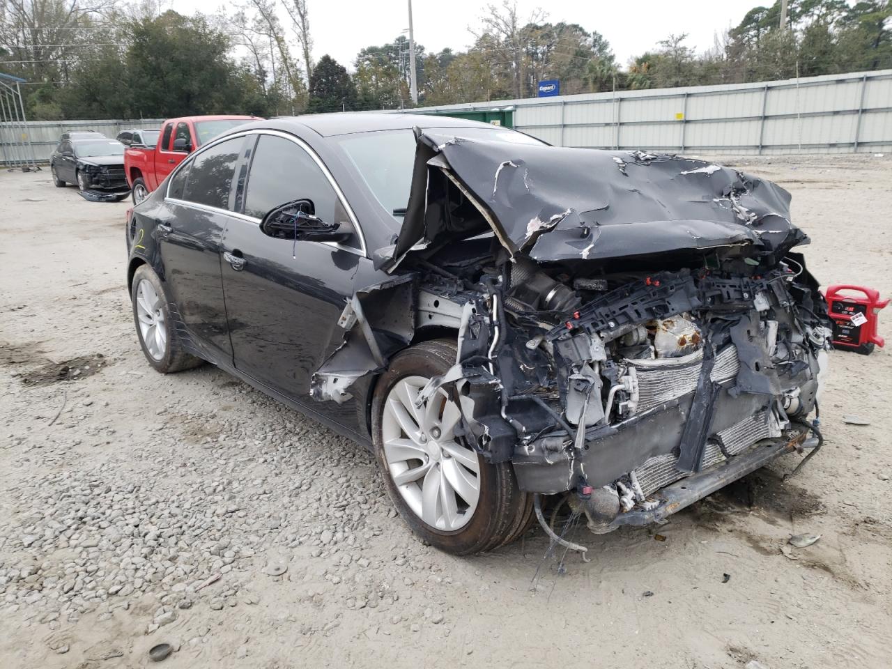 BUICK REGAL PREM 2014 with VIN 2G4GN5EX7E9307936 - Photo from auction