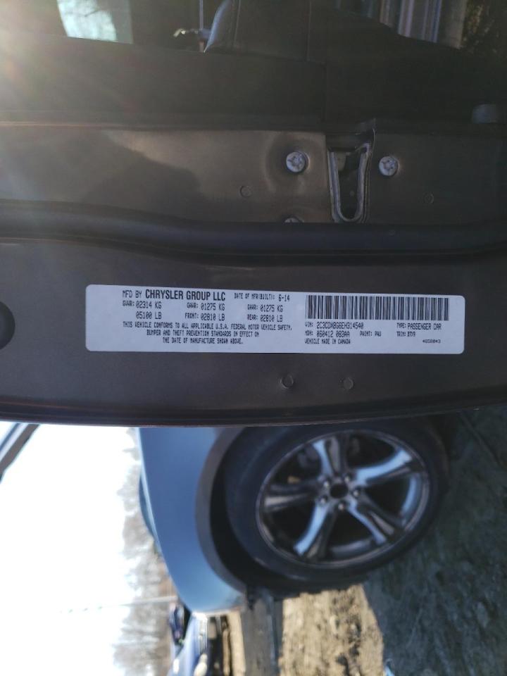 Photo 10 from auction – 2014 DODGE CHARGER SE with VIN 2C3CDXBG6EH314540