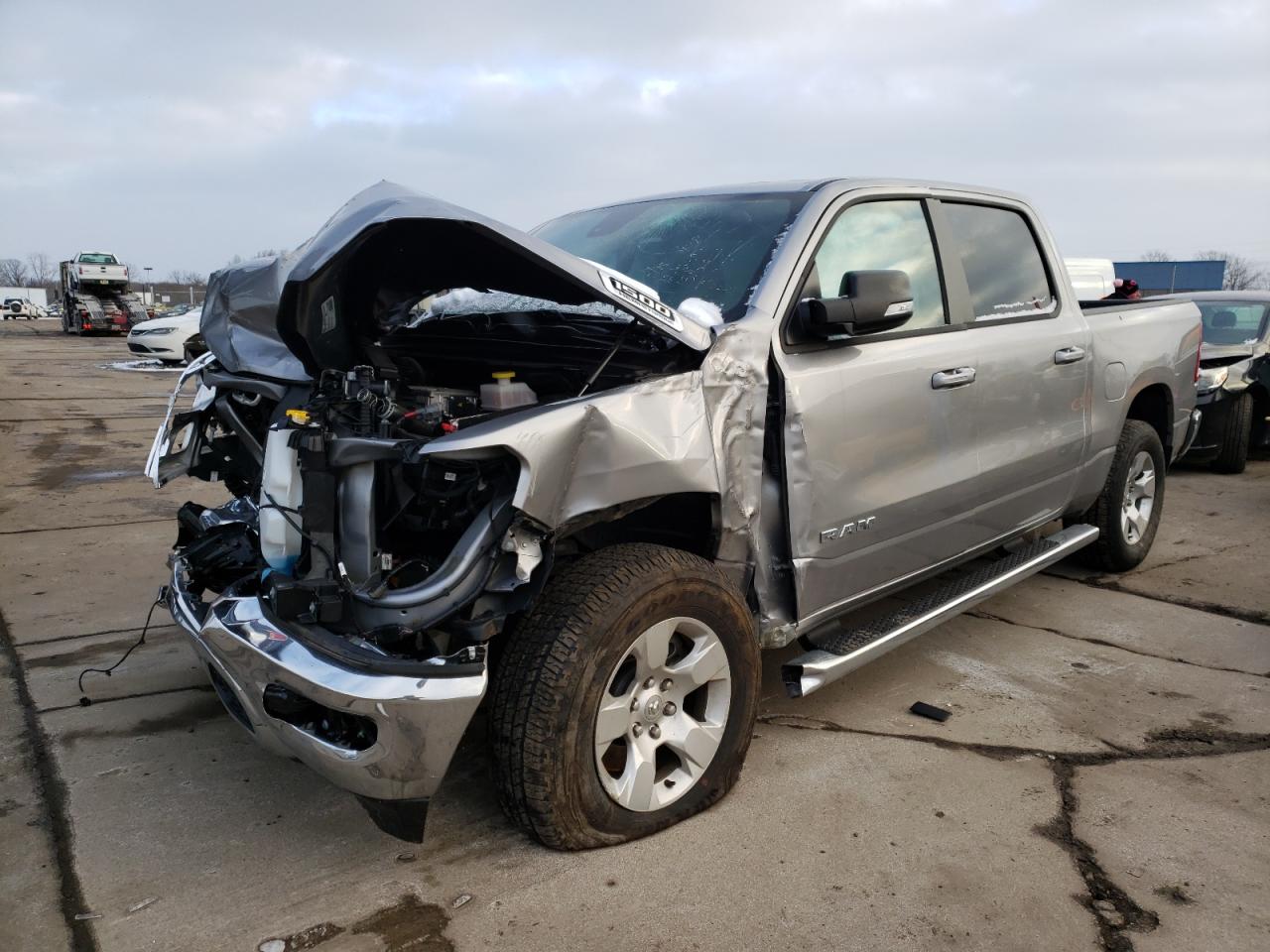 Photo 2 from auction – 2021 RAM 1500 BIG H with VIN 1C6SRFFT9MN735837
