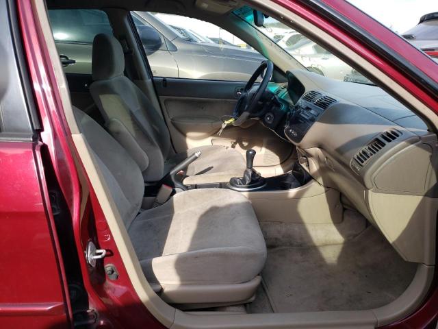 Photo 5 from auction – 2002 HONDA CIVIC LX with VIN 2HGES15512H585116