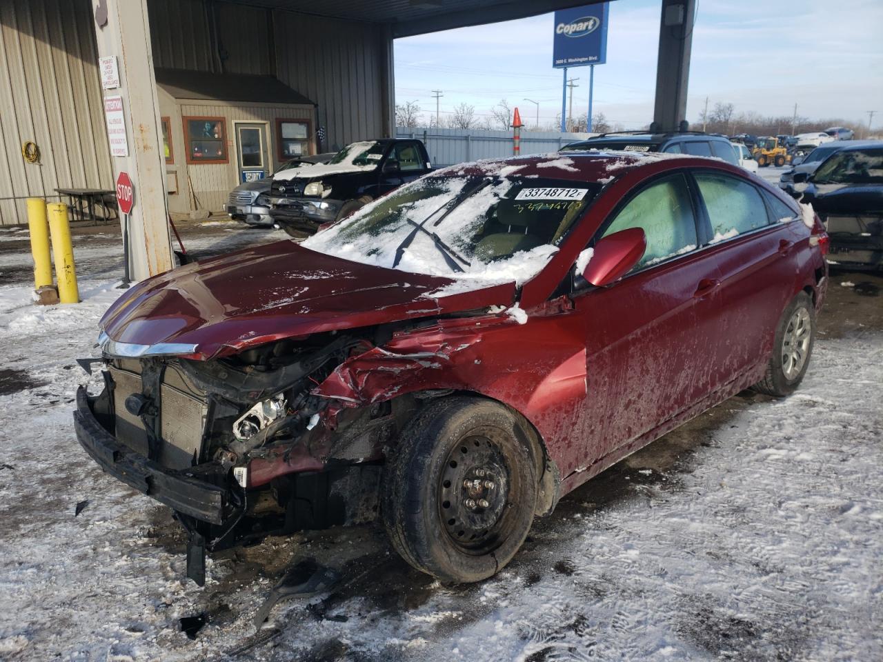 Photo 2 from auction – 2013 HYUNDAI SONATA GLS with VIN 5NPEB4AC9DH602775