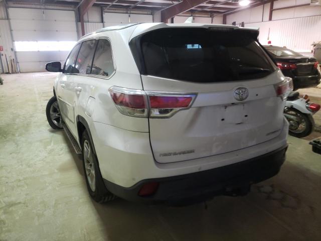 Photo 3 from auction – 2014 TOYOTA HIGHLANDER with VIN 5TDDKRFH6ES019752
