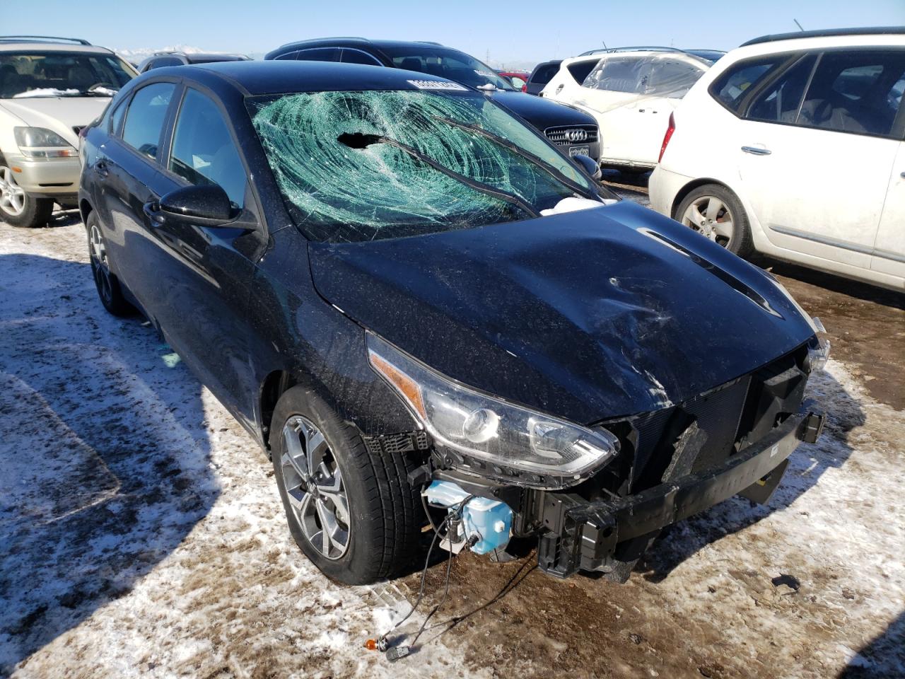 KIA FORTE FE 2021 with VIN 3KPF24AD3ME288056 - Photo from auction