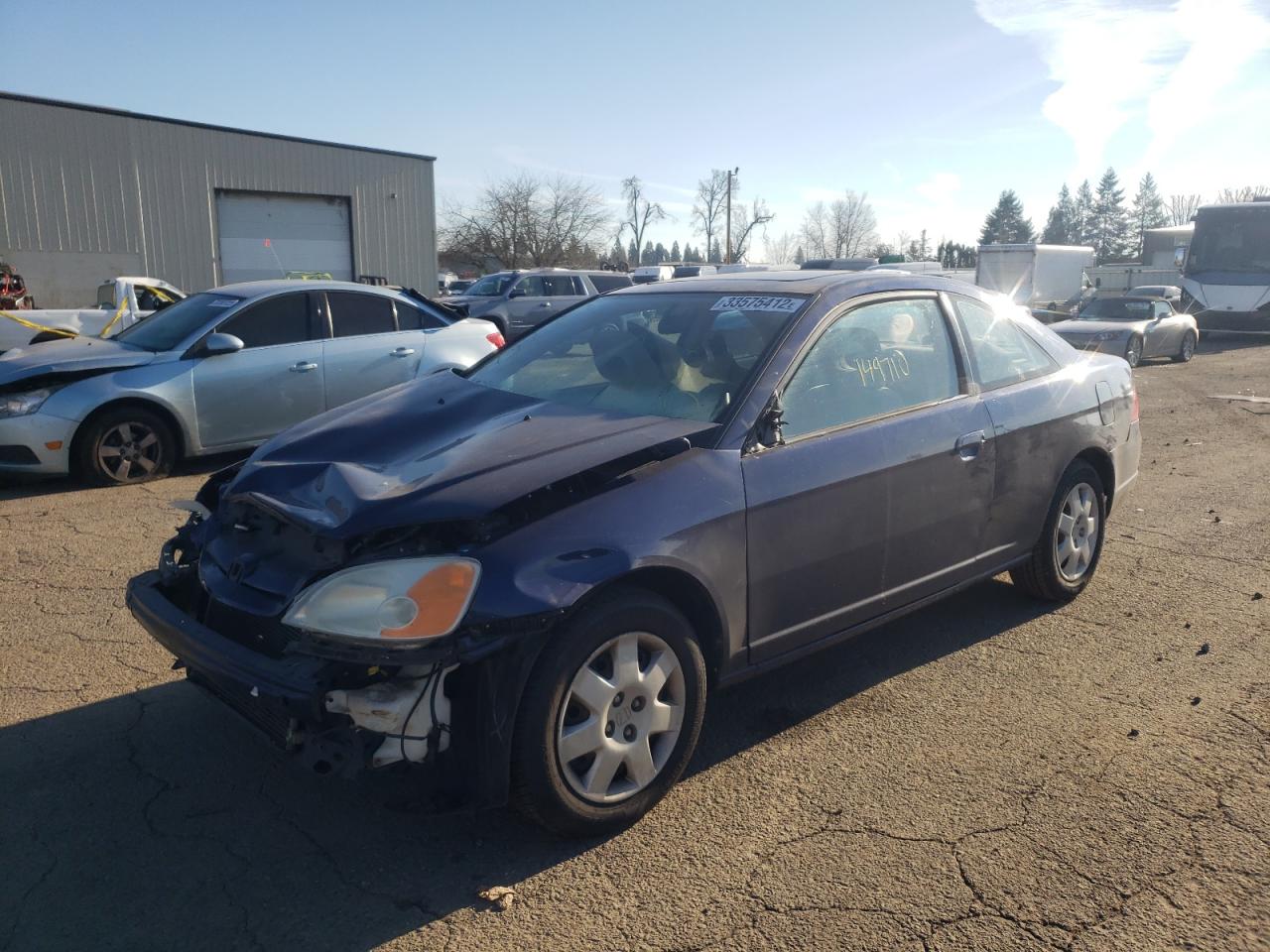 Photo 2 from auction – 2002 HONDA CIVIC EX with VIN 1HGEM22992L062243