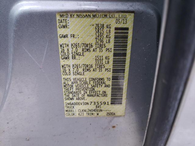 Photo 10 from auction – 2013 NISSAN FRONTIER S with VIN 1N6AD0EV3DN735591