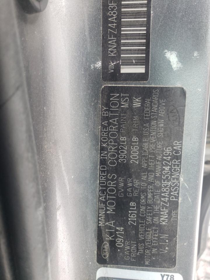Photo 10 from auction – 2015 KIA FORTE EX with VIN KNAFZ4A83F5342496