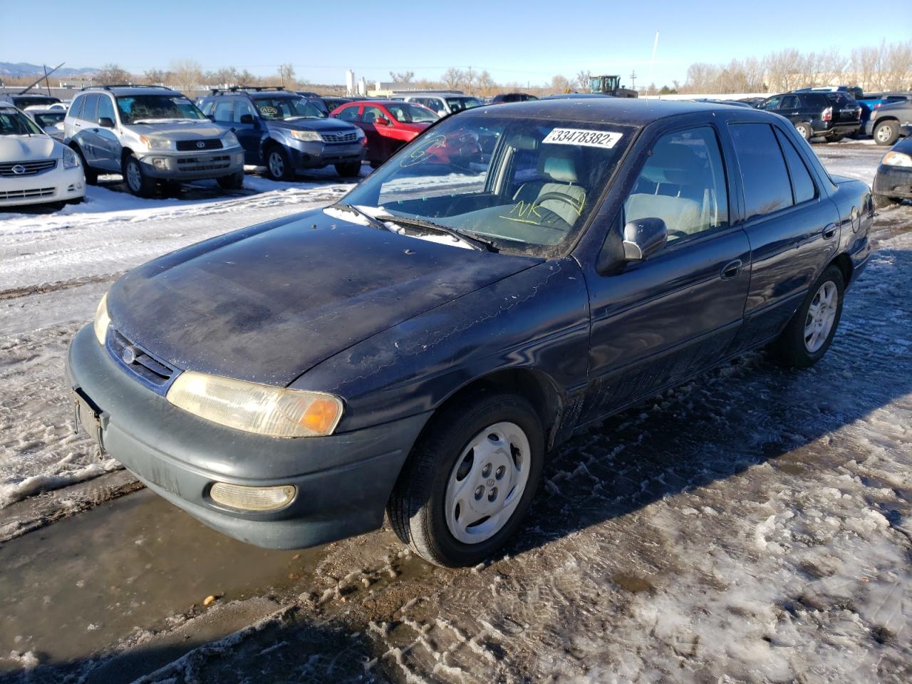 Photo 2 from auction – 1997 KIA SEPHIA RS with VIN KNAFA1252V5279318