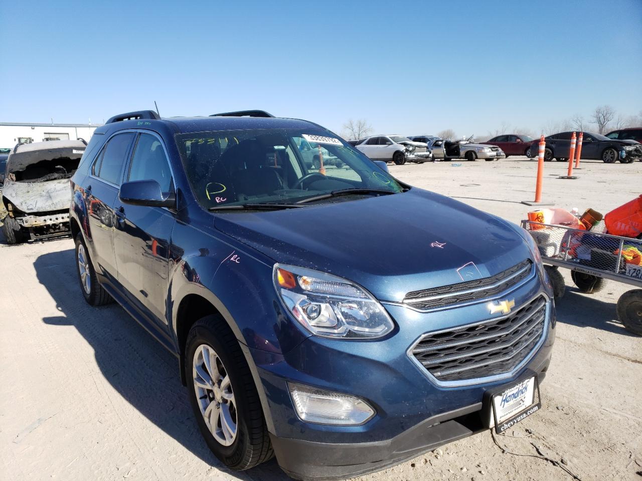 Photo 1 from auction – 2017 CHEVROLET EQUINOX LT with VIN 2GNALCEK8H6233111
