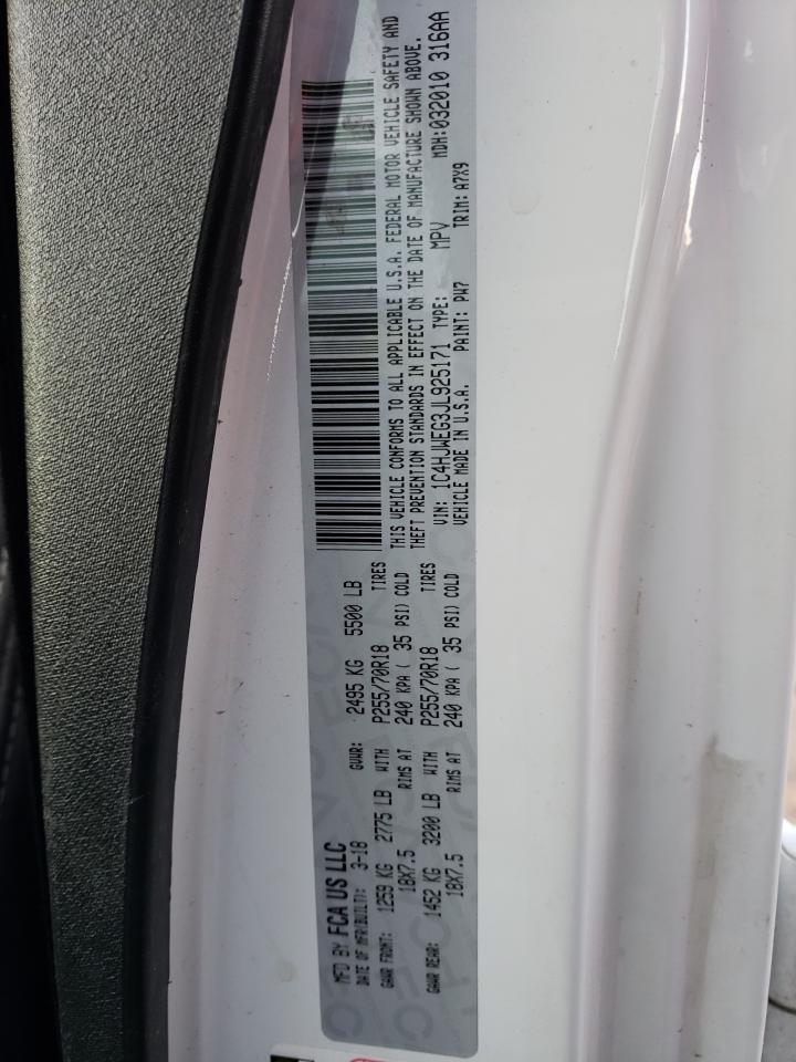 Photo 10 from auction – 2018 JEEP WRANGLER U with VIN 1C4HJWEG3JL925171