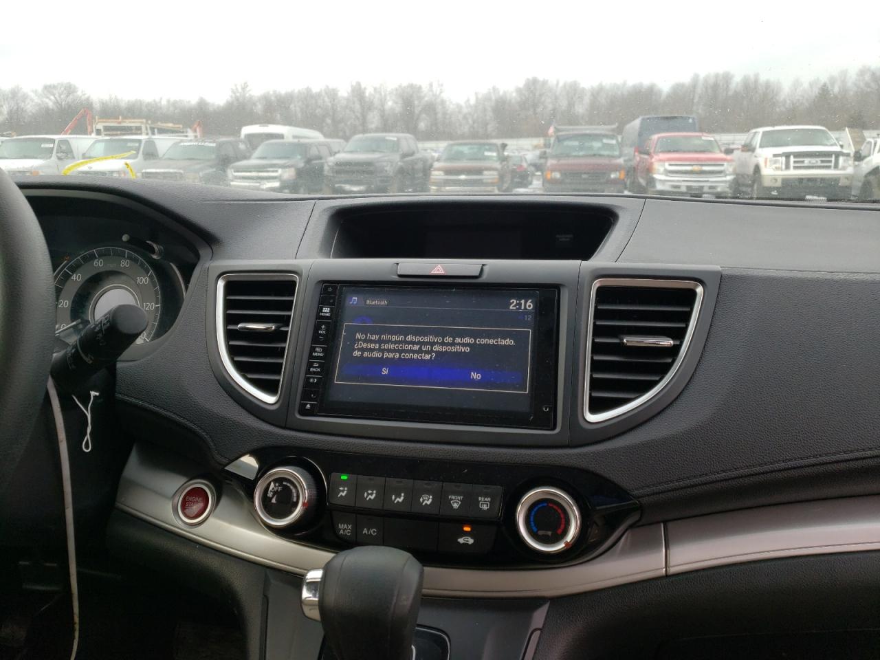 Photo 9 from auction – 2016 HONDA CR-V EX with VIN 5J6RM4H59GL123849