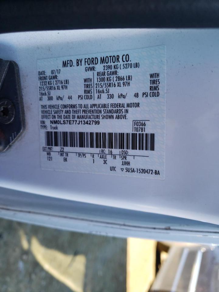 Photo 10 from auction – 2018 FORD TRANSIT CO with VIN NM0LS7E77J1342799