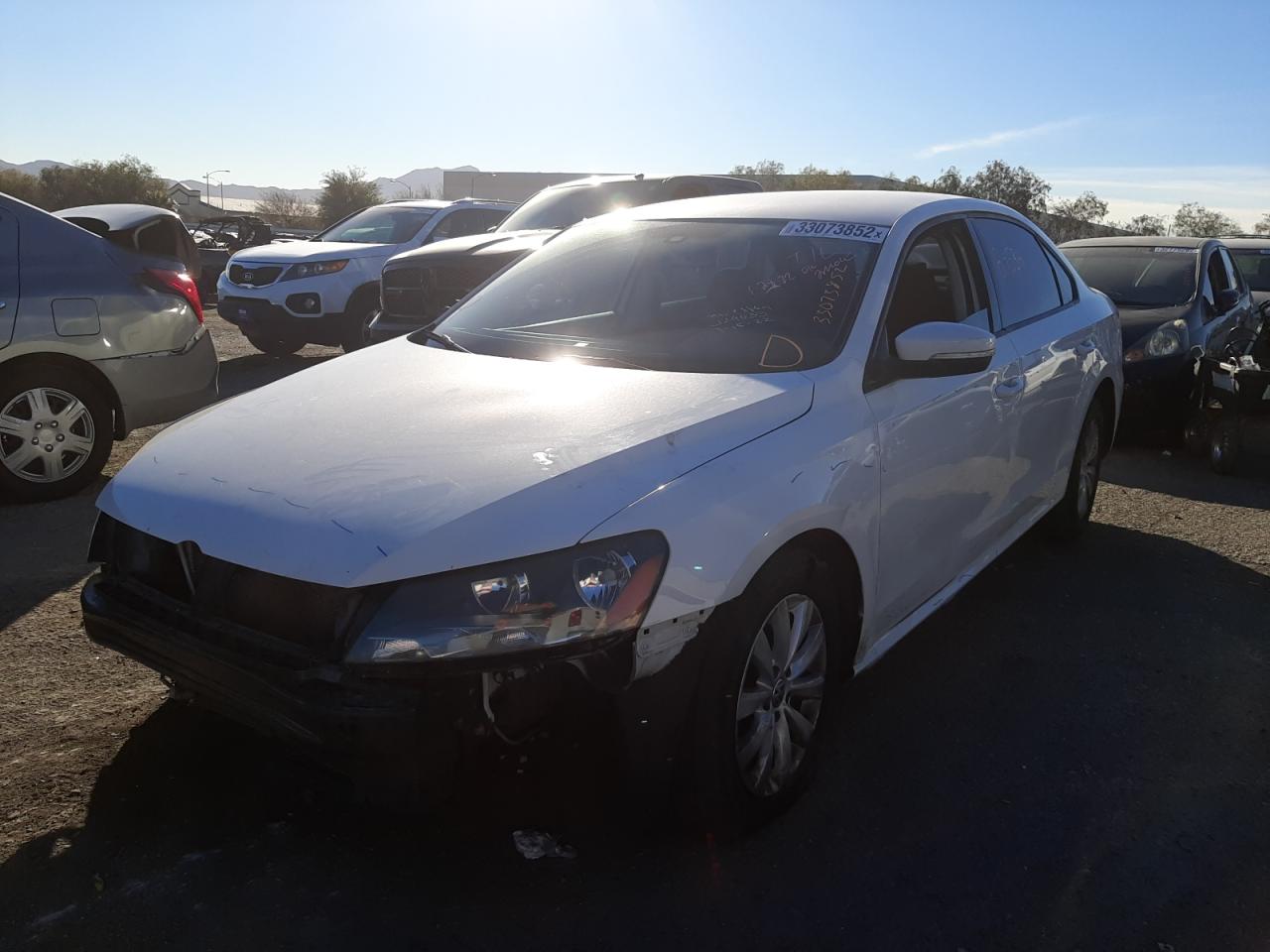 Photo 2 from auction – 2013 VOLKSWAGEN PASSAT S with VIN 1VWAP7A37DC103418