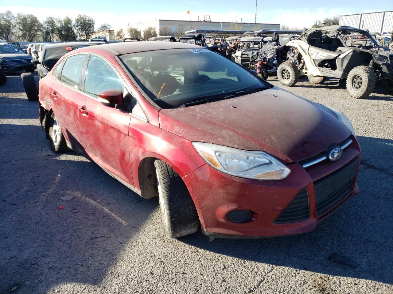 FORD FOCUS SE 2014 with VIN 1FADP3F25EL319350 - Photo from auction