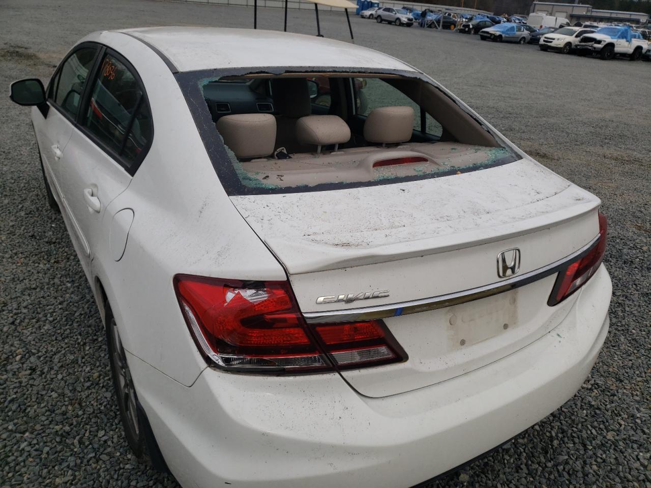 Photo 9 from auction – 2013 HONDA CIVIC LX with VIN 2HGFB2F5XDH502004