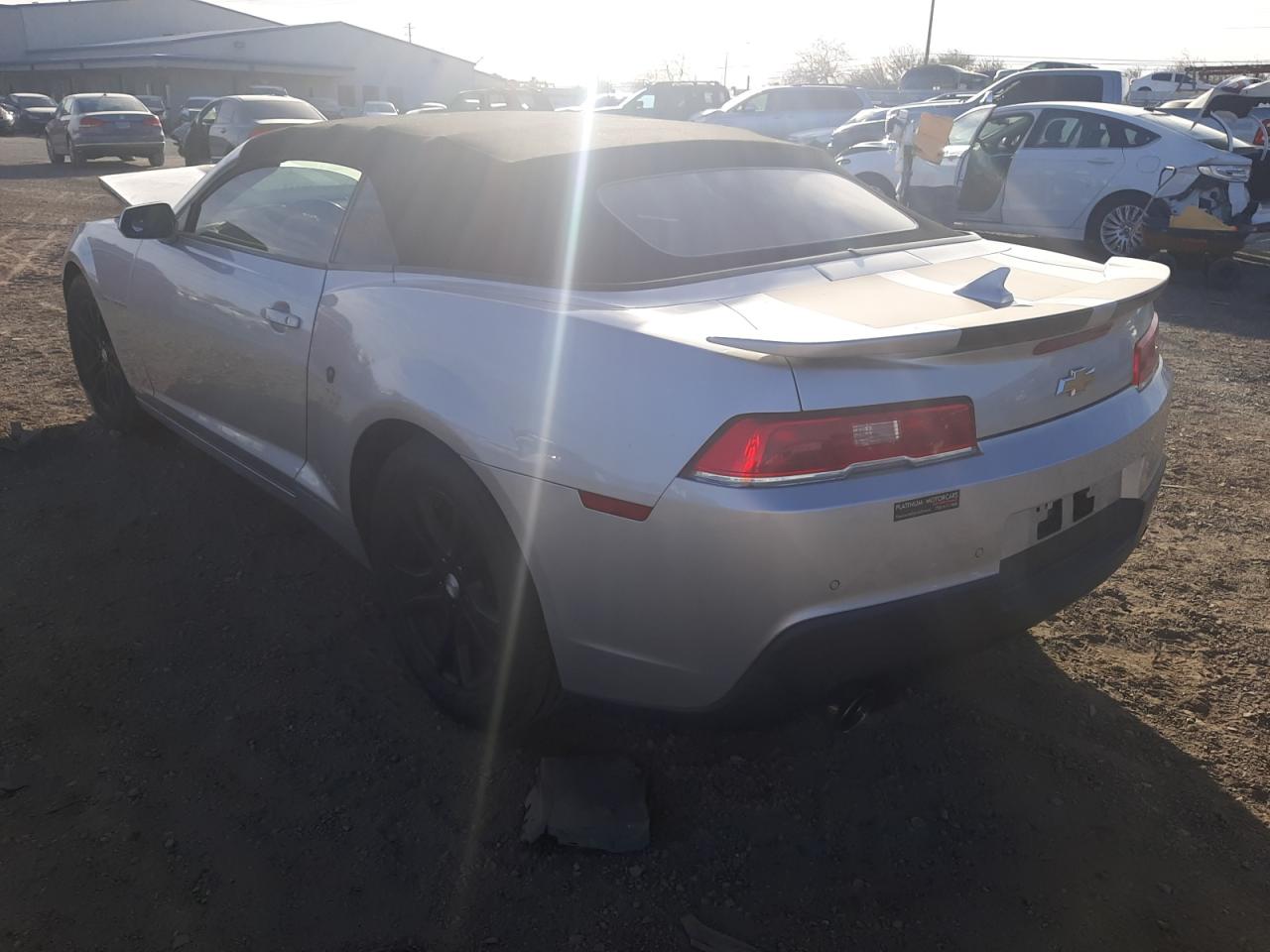 Photo 3 from auction – 2015 CHEVROLET CAMARO LT with VIN 2G1FD3D31F9160948
