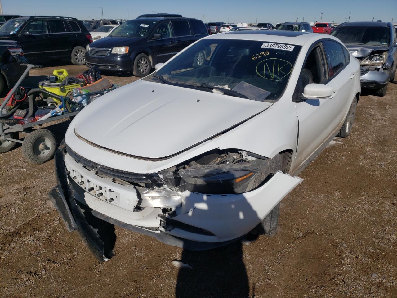 Photo 2 from auction – 2014 DODGE DART GT with VIN 1C3CDFEB8ED866290