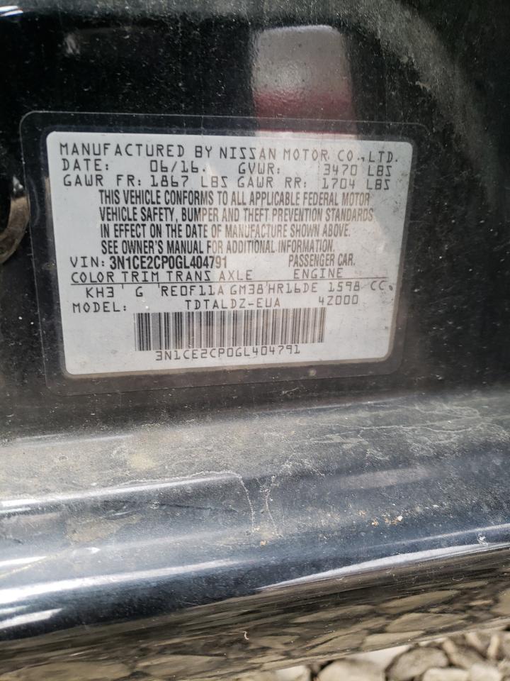 Photo 10 from auction – 2016 NISSAN VERSA NOTE with VIN 3N1CE2CP0GL404791