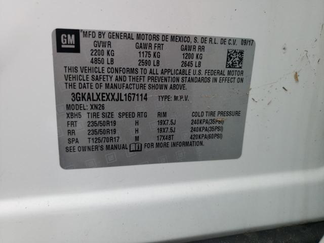 Photo 10 from auction – 2018 GMC TERRAIN DE with VIN 3GKALXEXXJL167114