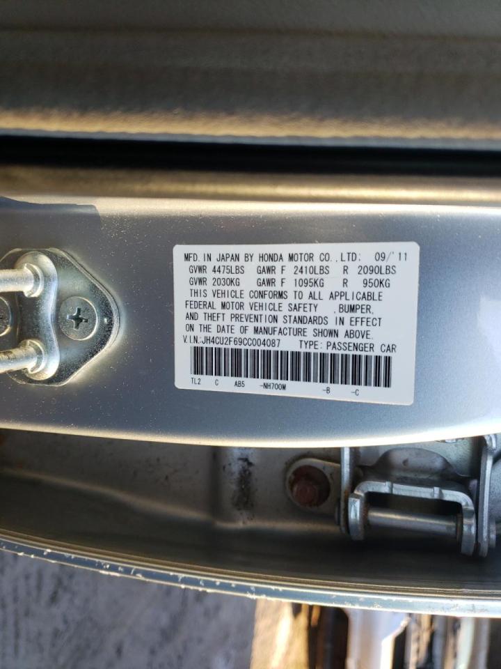 Photo 10 from auction – 2012 ACURA TSX TECH with VIN JH4CU2F69CC004087