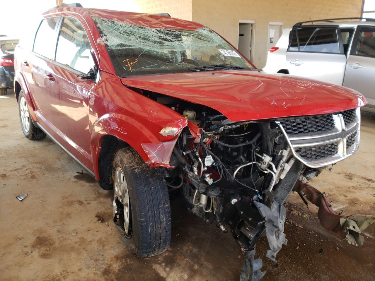DODGE JOURNEY SE 2016 with VIN 3C4PDCAB7GT247873 - Photo from auction
