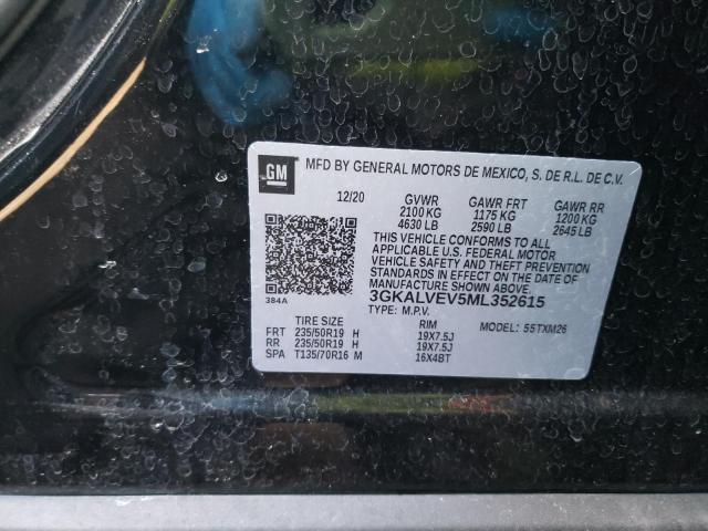 Photo 10 from auction – 2021 GMC TERRAIN SL with VIN 3GKALVEV5ML352615