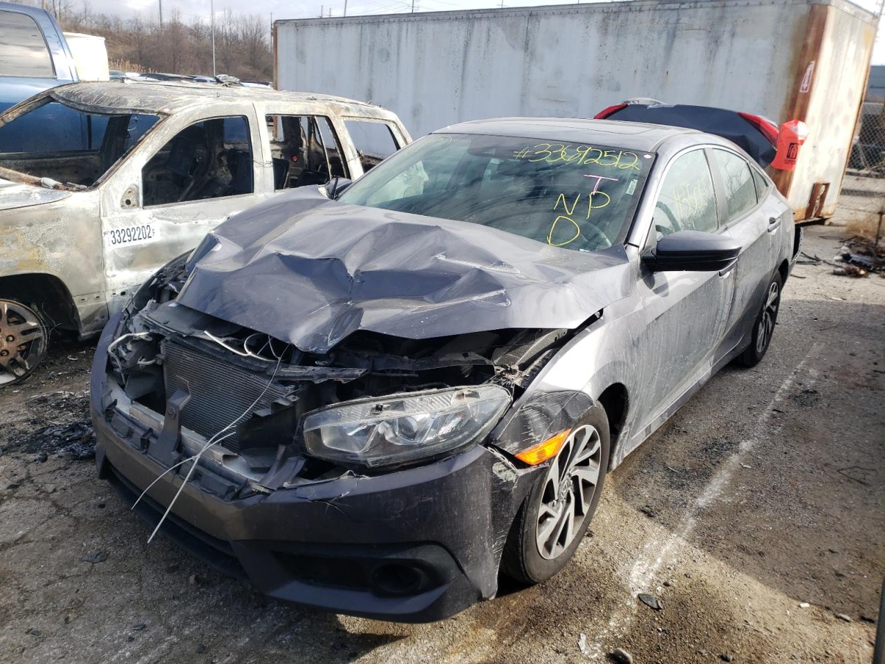 Photo 2 from auction – 2016 HONDA CIVIC EX with VIN 2HGFC2F89GH508775
