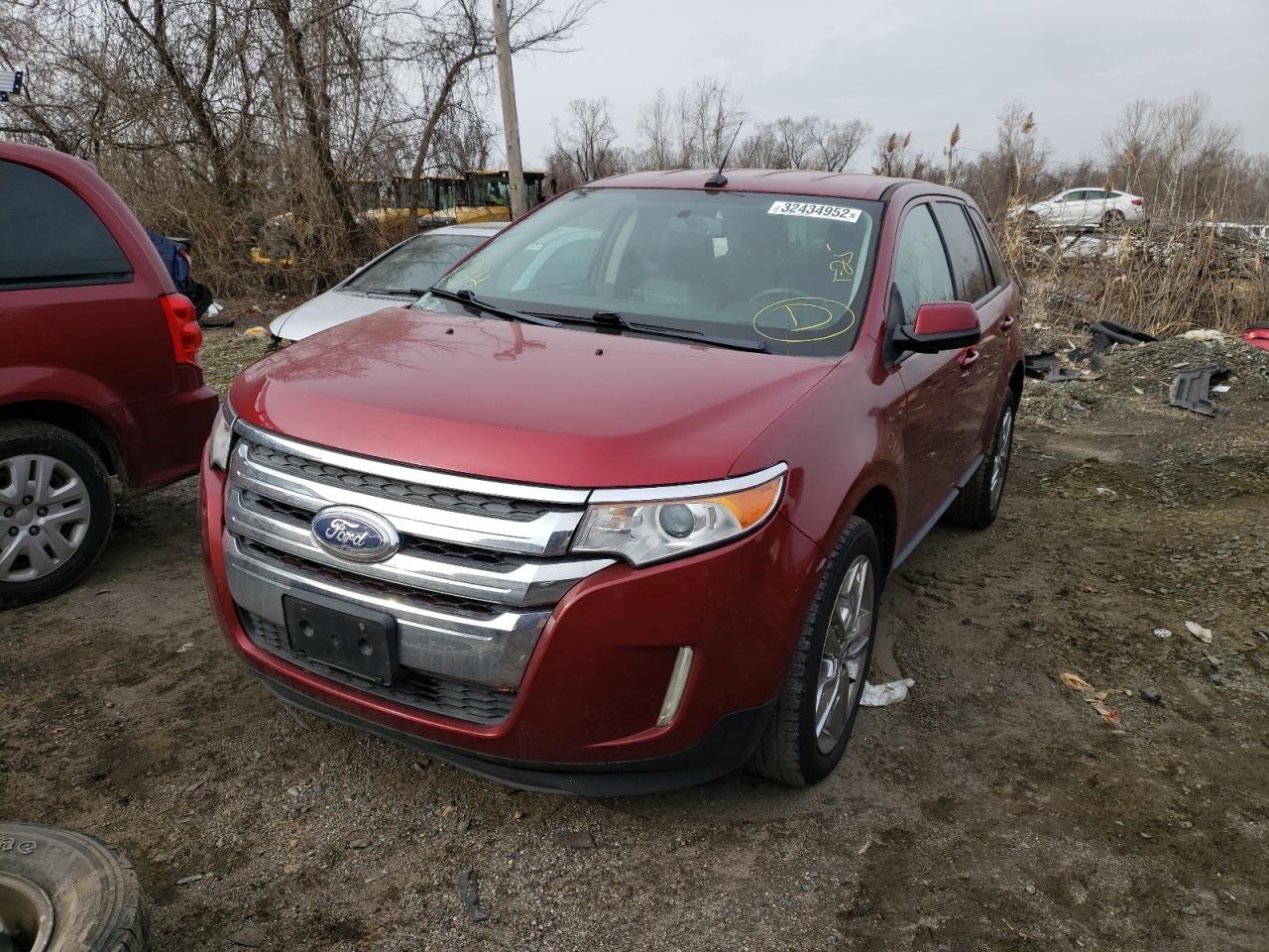 Photo 2 from auction – 2014 FORD EDGE SEL with VIN 2FMDK3JC8EBA32864