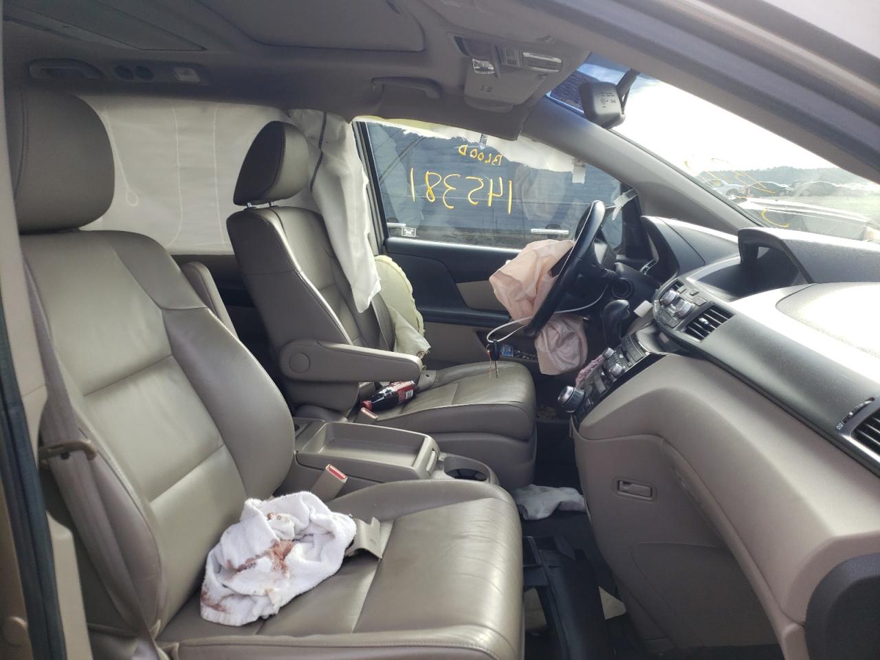 Photo 5 from auction – 2012 HONDA ODYSSEY TO with VIN 5FNRL5H99CB078409