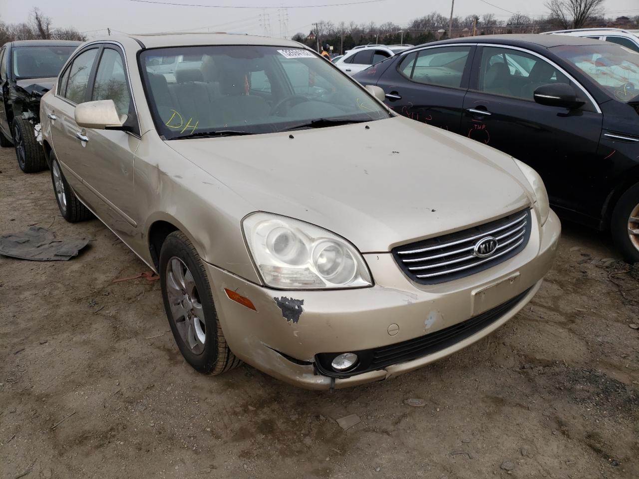 KIA OPTIMA LX 2007 with VIN KNAGE123775085605 - Photo from auction