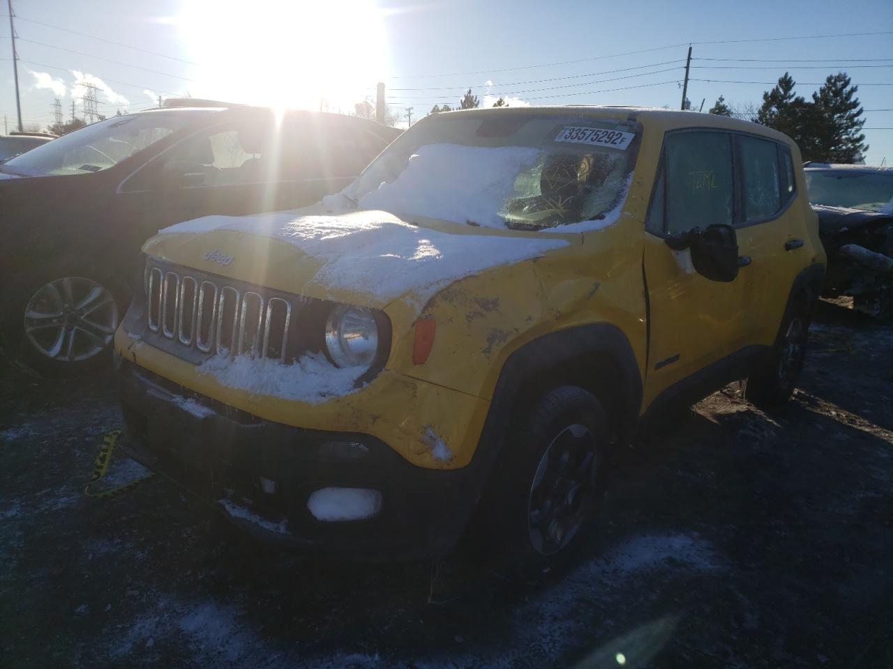 Photo 2 from auction – 2015 JEEP RENEGADE S with VIN ZACCJBAT7FPC19569