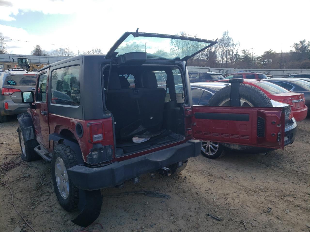 Photo 3 from auction – 2012 JEEP WRANGLER S with VIN 1C4AJWAG5CL130357