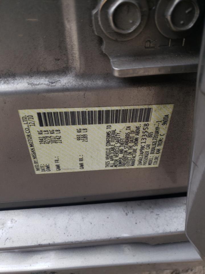 Фото 10 с аукциона – 2011 NISSAN ALTIMA BAS с VIN 1N4AL2AP9BC133558