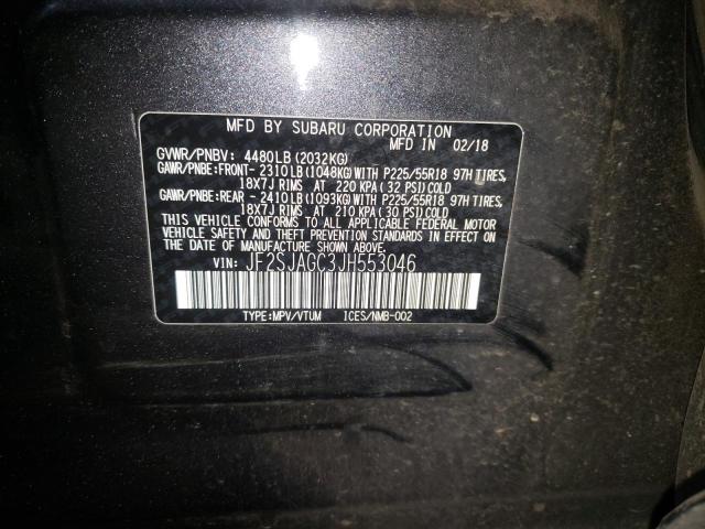 صورة رقم 10 من المزاد - 2018 SUBARU FORESTER 2 مع VIN JF2SJAGC3JH553046
