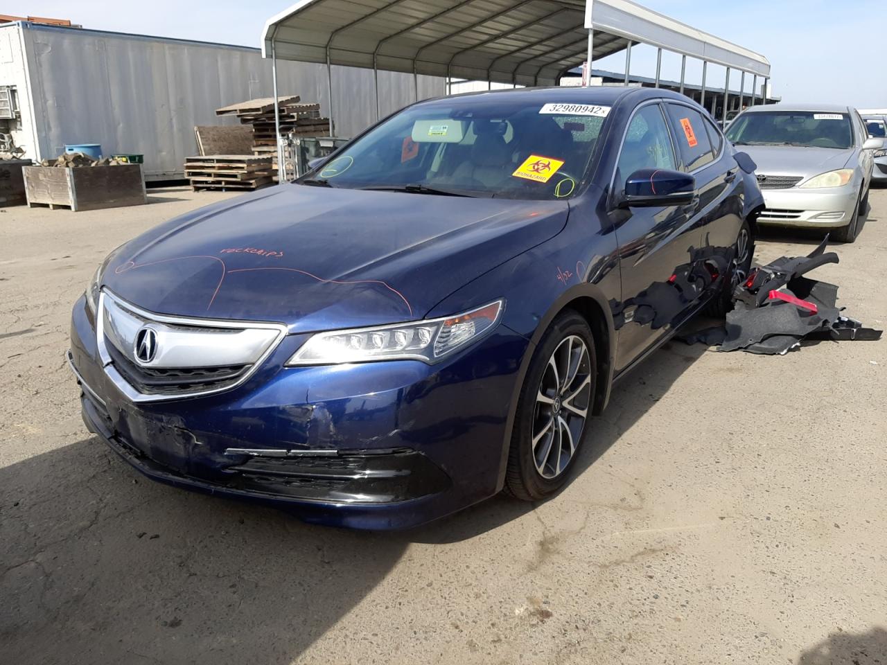 Photo 2 from auction – 2015 ACURA TLX TECH with VIN 19UUB2F50FA017685
