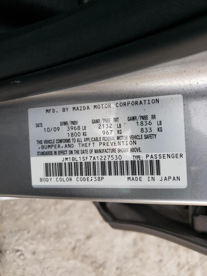 Photo 10 from auction – 2010 MAZDA 3 I with VIN JM1BL1SF7A1227530