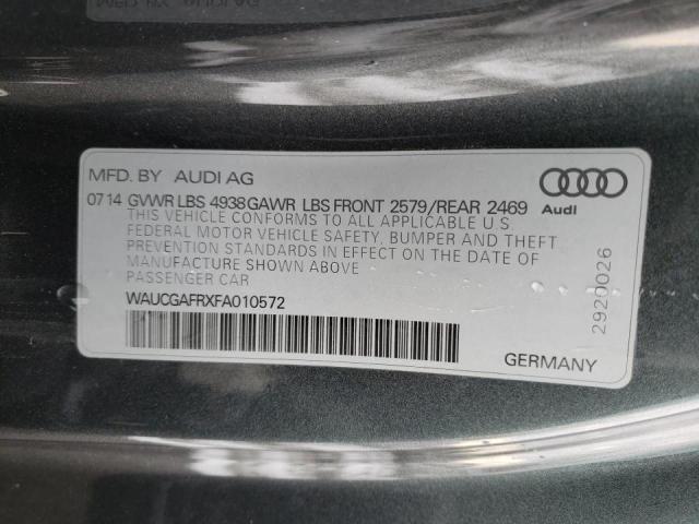 Photo 10 from auction – 2015 AUDI S5 PREMIUM with VIN WAUCGAFRXFA010572