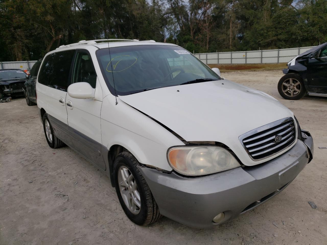KIA SEDONA EX 2003 with VIN KNDUP131236345474 - Photo from auction
