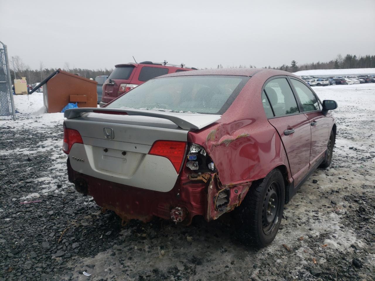 Photo 4 from auction – 2008 HONDA CIVIC DX with VIN 2HGFA15228H008018