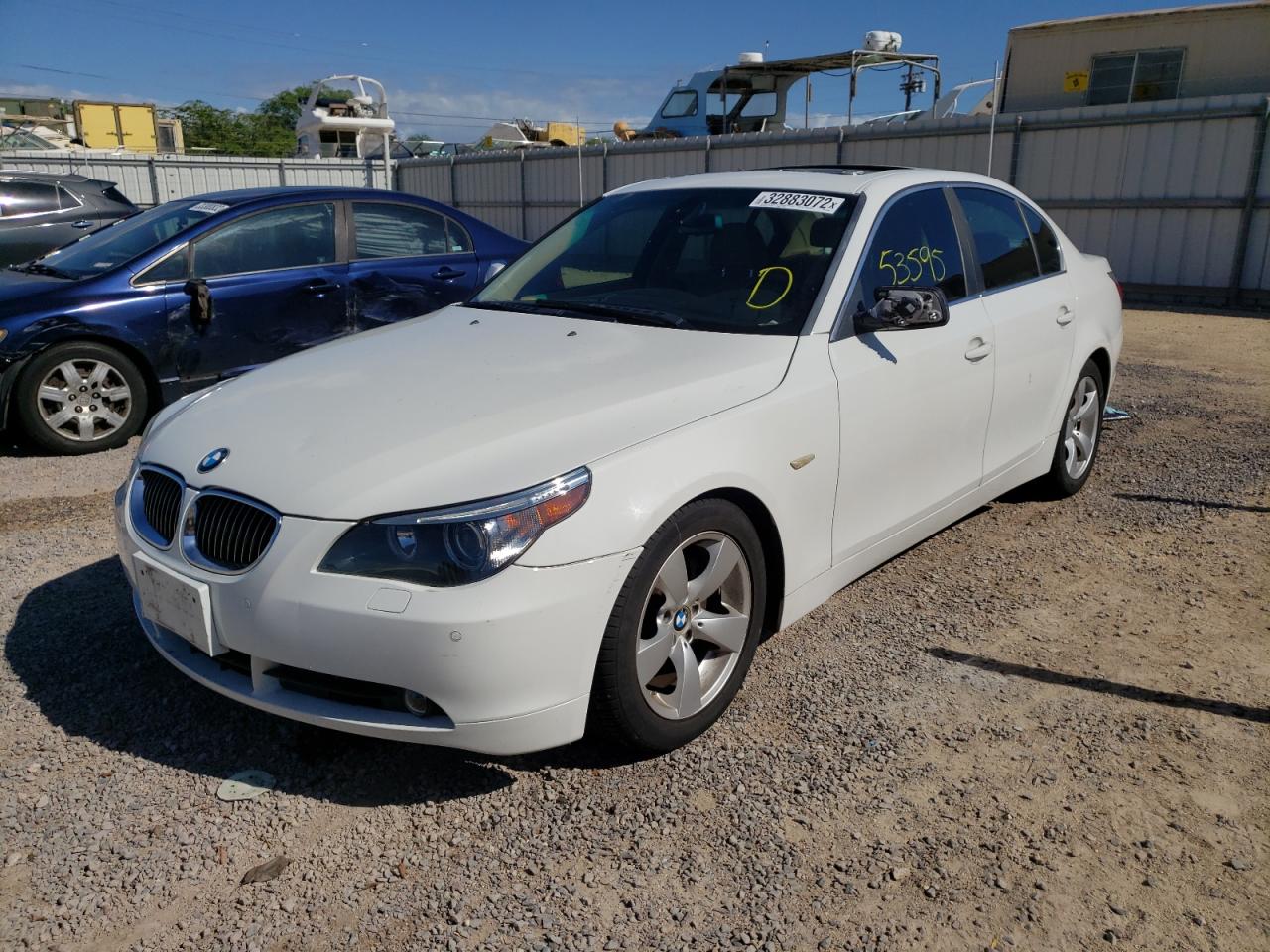 Photo 2 from auction – 2007 BMW 525 I with VIN WBANE53557CW67826
