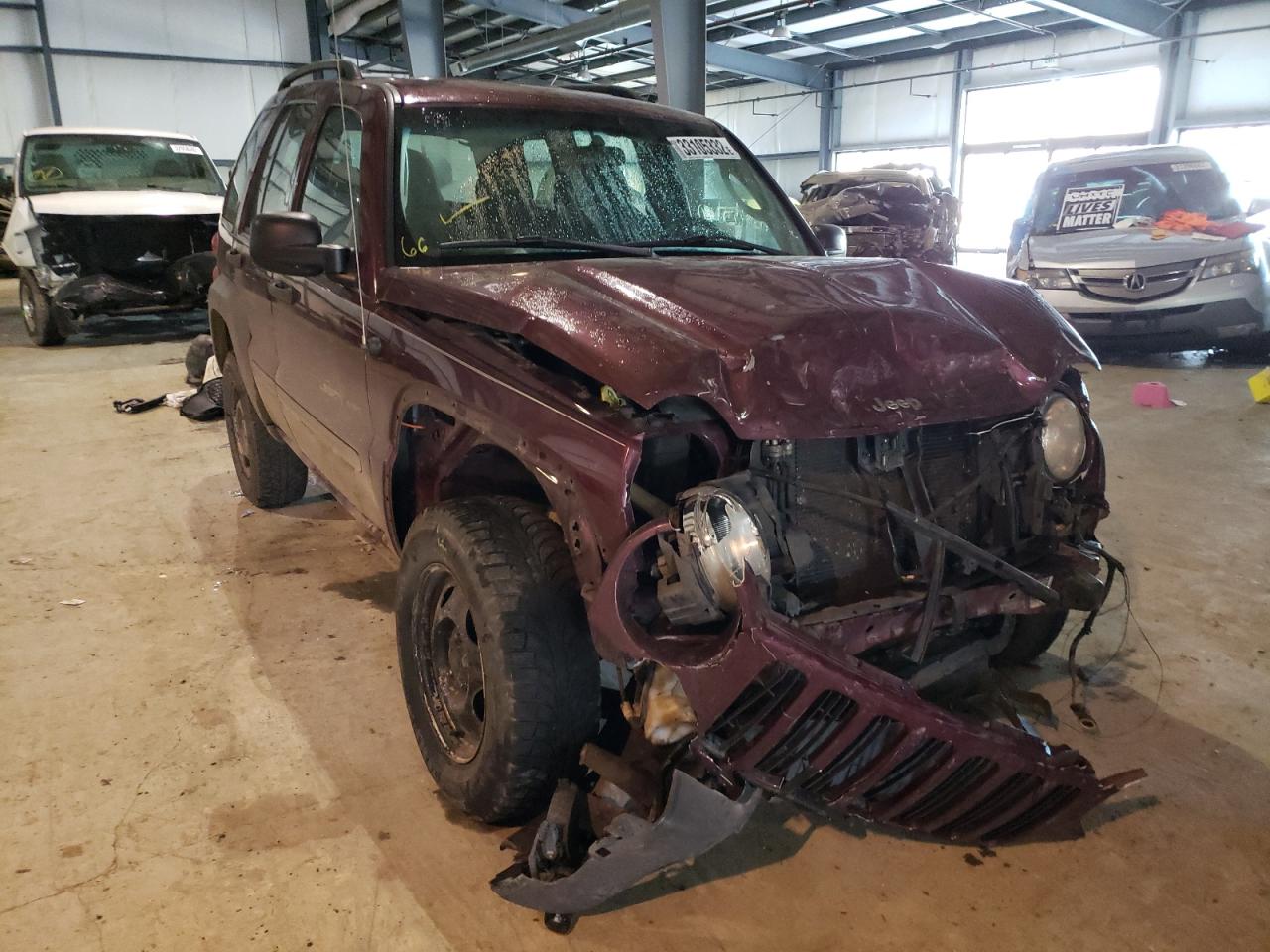 JEEP LIBERTY SP 2003 with VIN 1J4GL48K93W503640 - Photo from auction