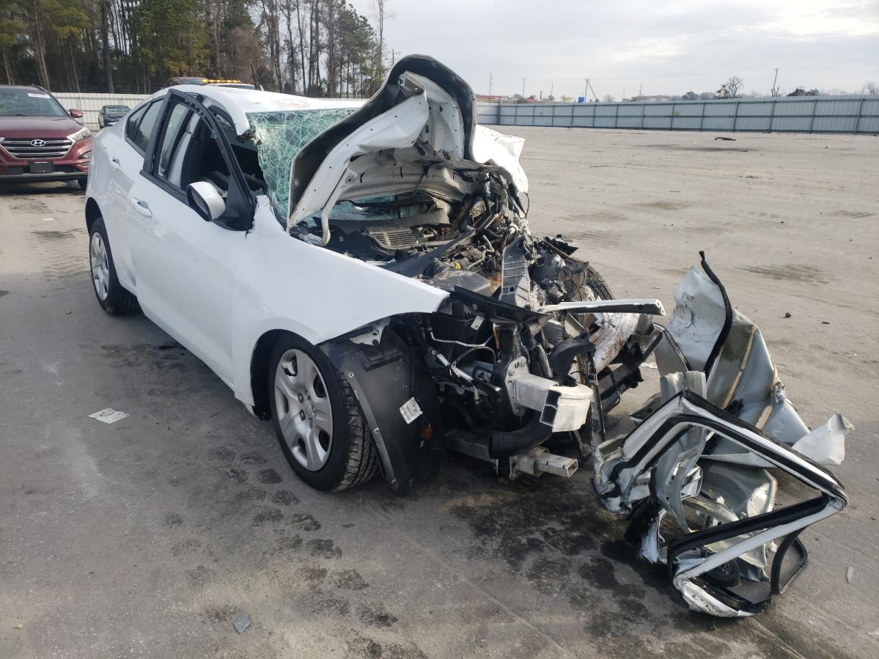DODGE DART SE 2015 with VIN 1C3CDFAA7FD224769 - Photo from auction