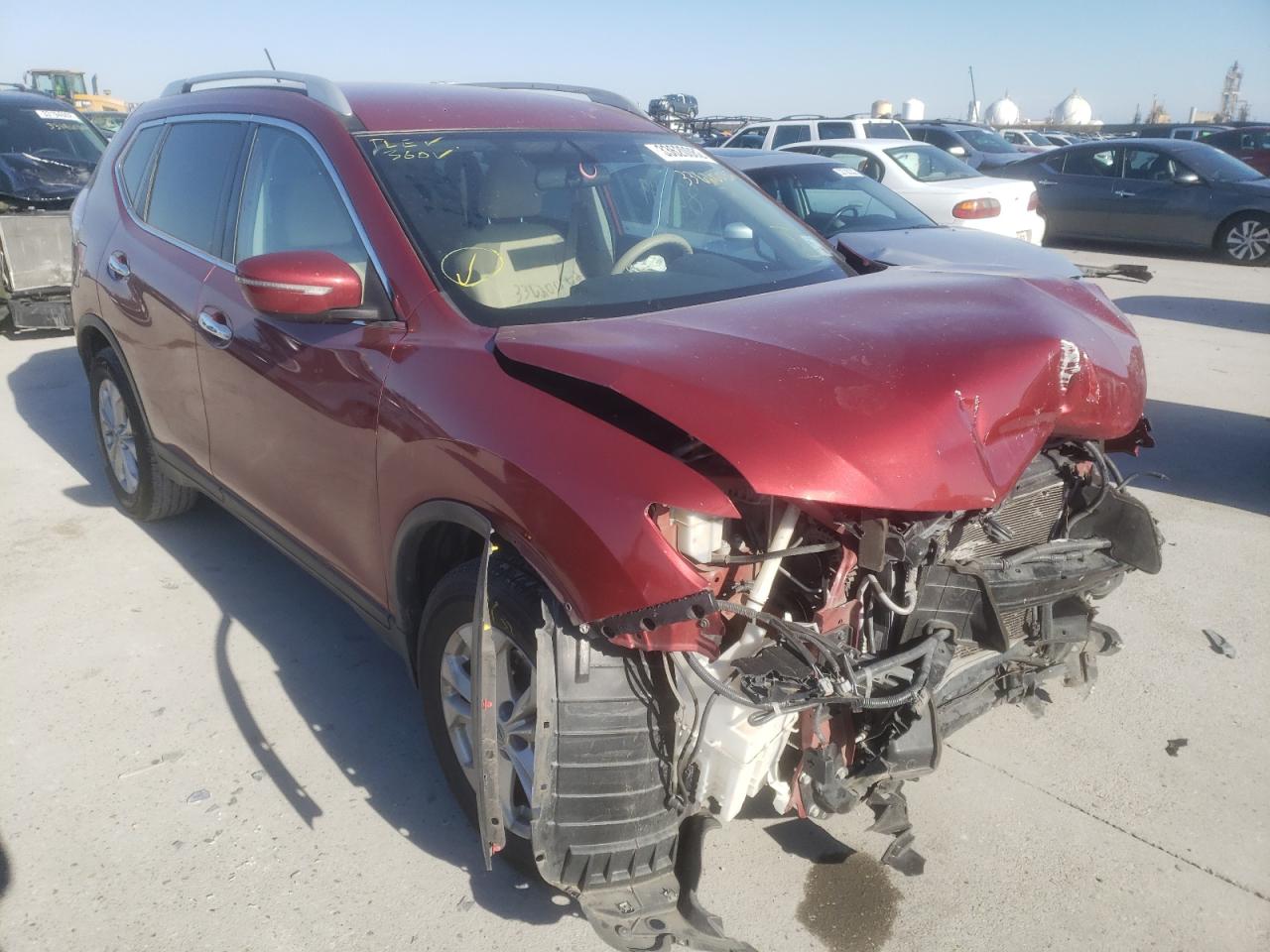 NISSAN ROGUE S 2014 with VIN 5N1AT2MT1EC869445 - Photo from auction
