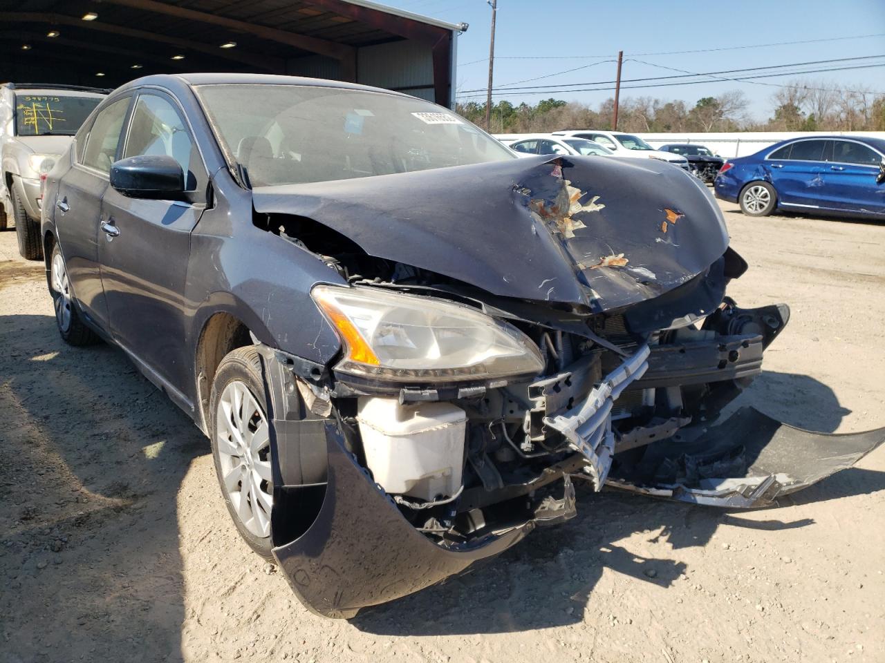 NISSAN SENTRA S 2014 with VIN 3N1AB7AP7EY341432 - Photo from auction