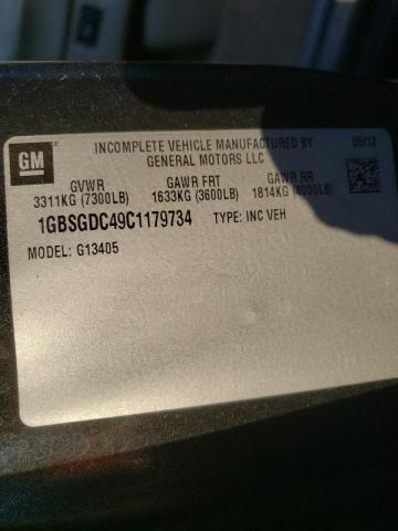 Photo 10 from auction – 2012 CHEVROLET EXPRESS G1 with VIN 1GBSGDC49C1179734