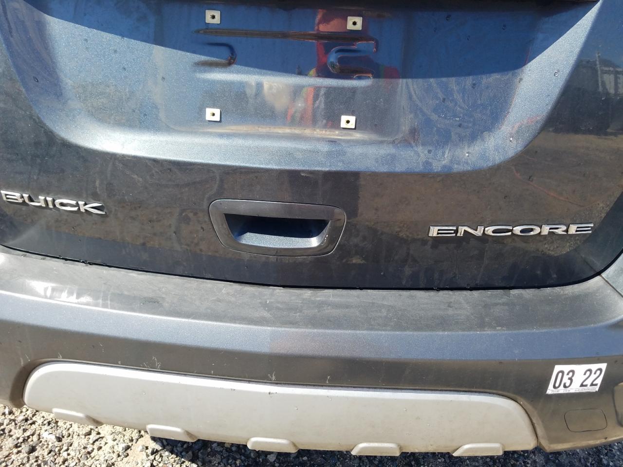 Photo 9 from auction – 2016 BUICK ENCORE with VIN KL4CJASB8GB698686
