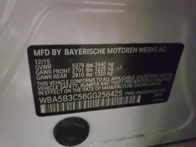 Photo 10 from auction – 2016 BMW 535 XI with VIN WBA5B3C56GG256425