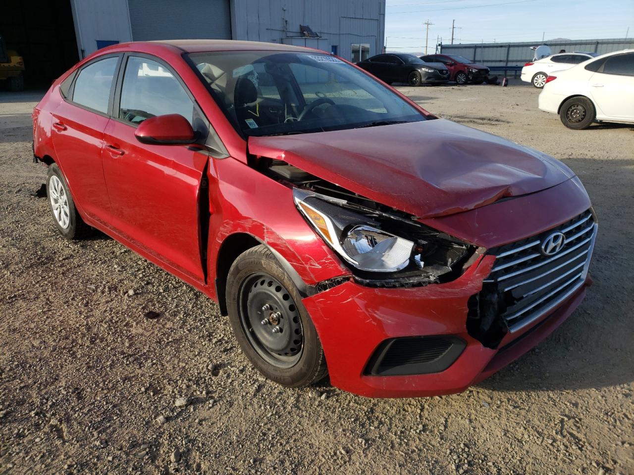 HYUNDAI ACCENT SE 2019 with VIN 3KPC24A36KE052816 - Photo from auction