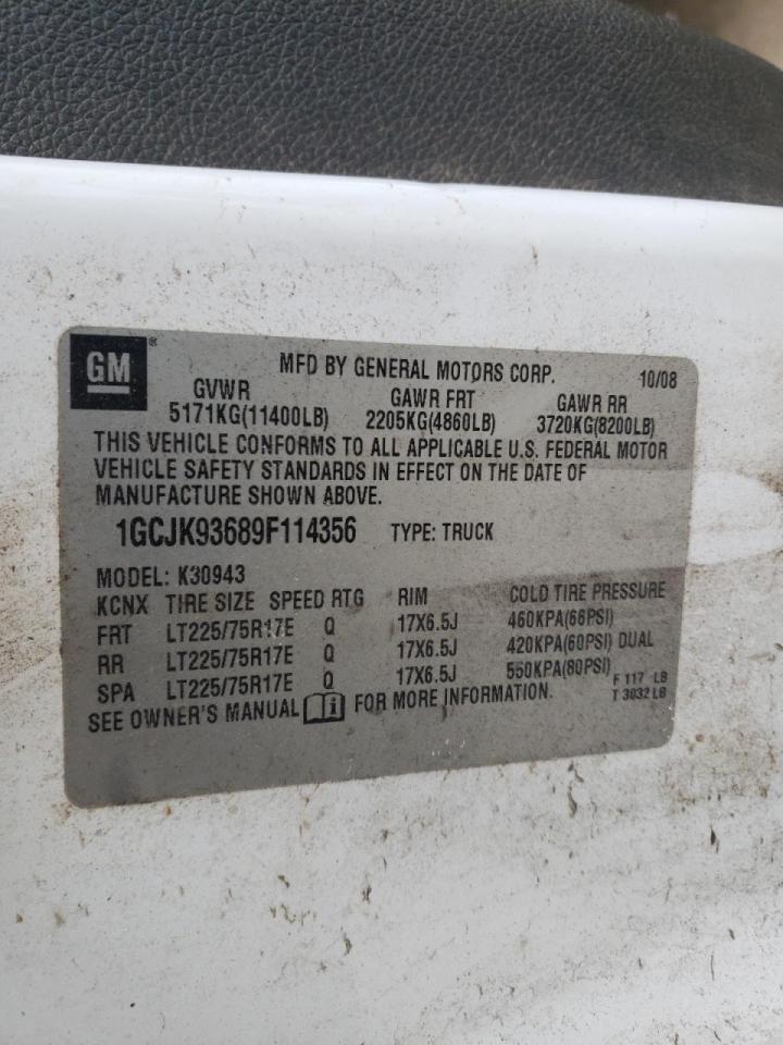 Photo 10 from auction – 2009 CHEVROLET SILVERADO with VIN 1GCJK93689F114356