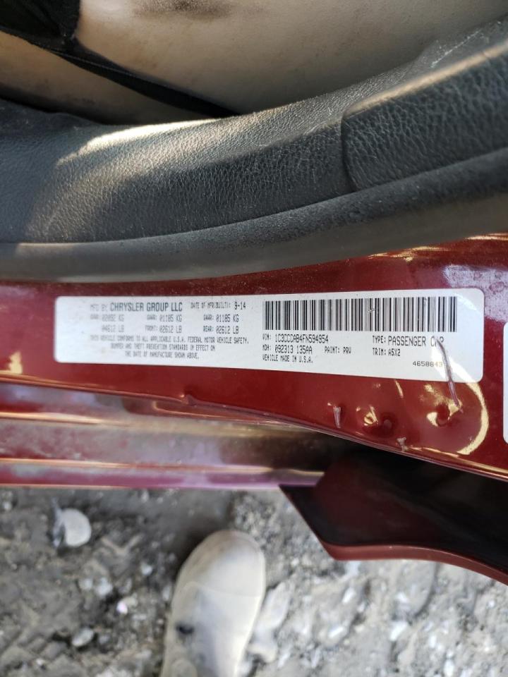 Photo 10 from auction – 2015 CHRYSLER 200 LIMITE with VIN 1C3CCCAB4FN594954
